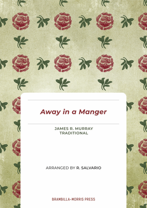 Book cover for Away in a Manger (Key of B Major)