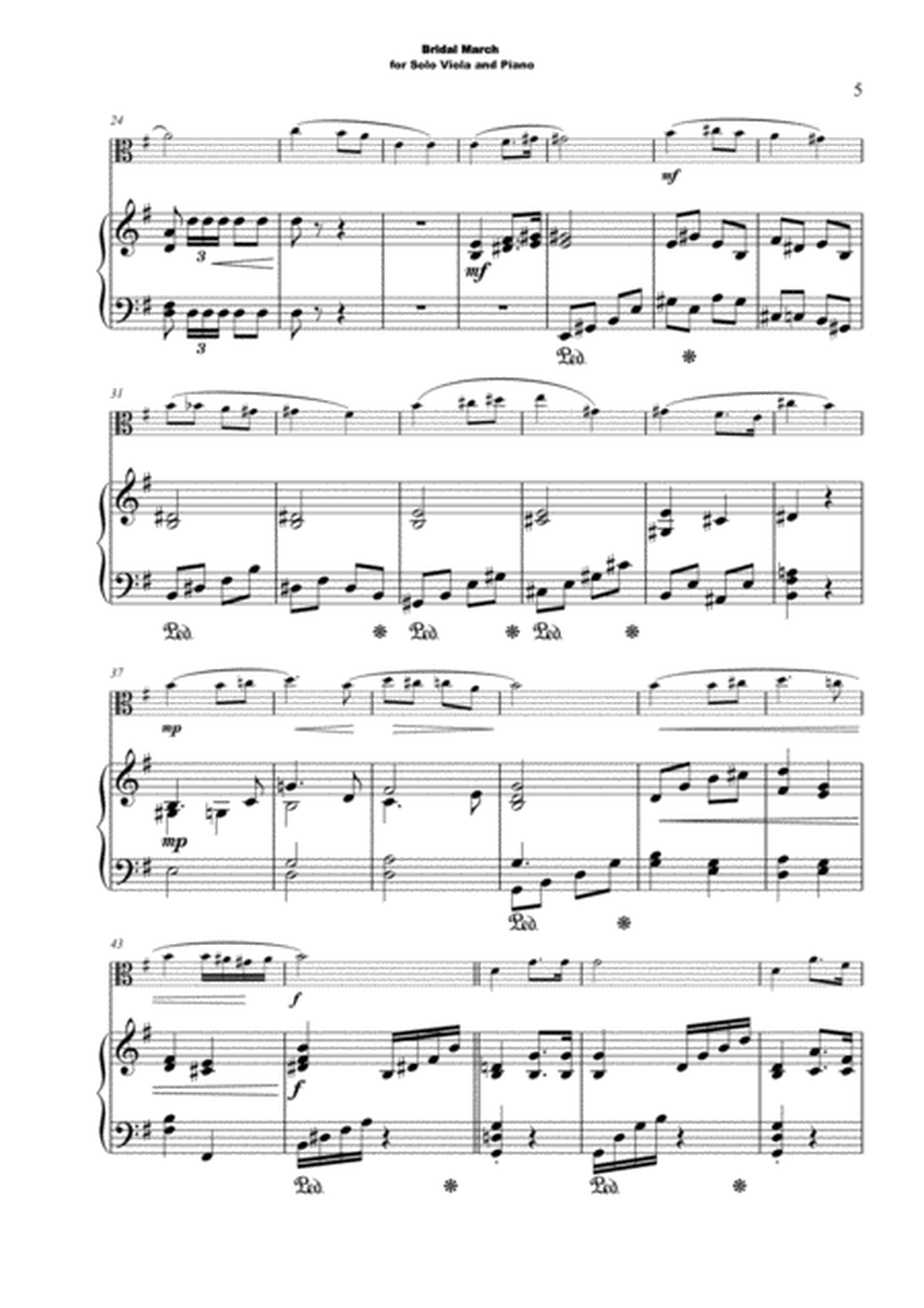 The Wedding Album, for Solo Viola and Piano