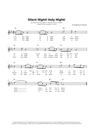 Book cover for Silent Night! Holy Night! (Key of E-Flat Major)