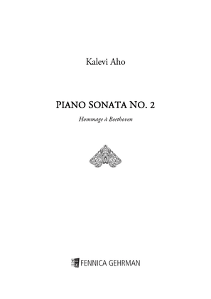 Book cover for Piano Sonata No. 2 Hommage a Beethoven
