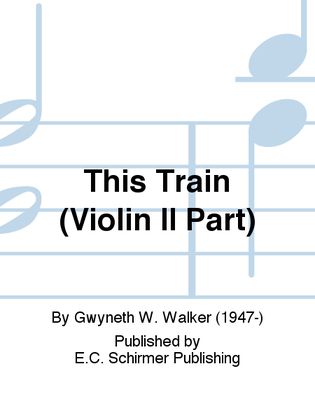 Book cover for Gospel Songs: This Train (Violin II Part)