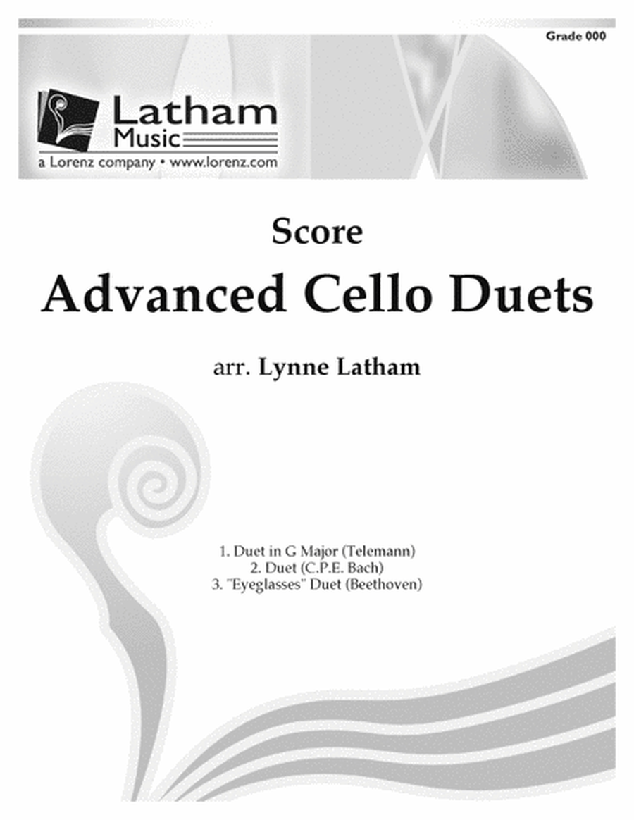 Advanced Cello Duets - Score