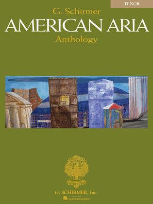 Book cover for G. Schirmer American Aria Anthology