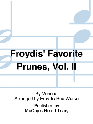 Book cover for Froydis' Favorite Prunes, Vol. II