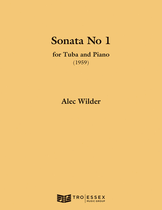 Book cover for Sonata for Tuba and Piano (1959)