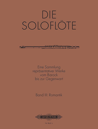 Book cover for The Solo Flute -- Selected Works from the Baroque to the 20th Century