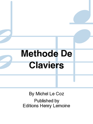 Book cover for Methode De Claviers