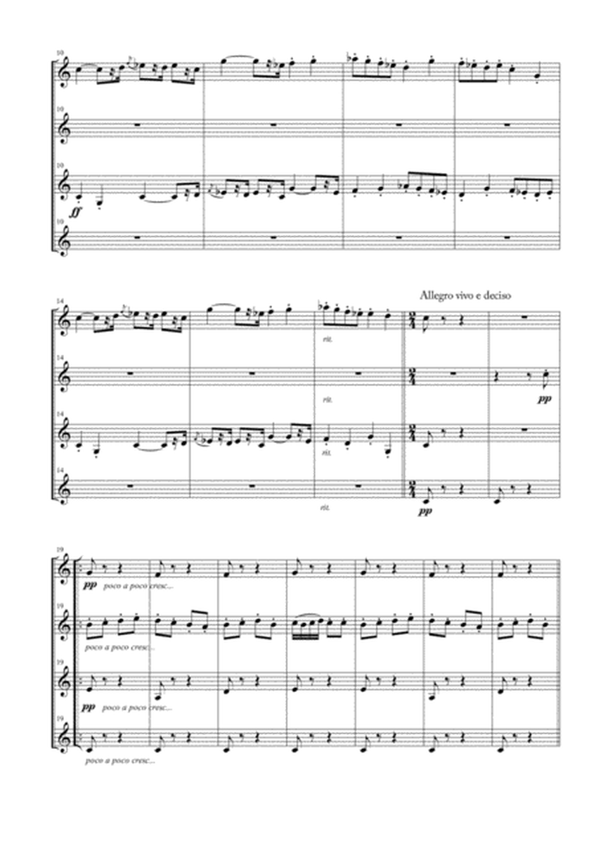 Farandole from "L'Arlesienne Suite No. 2" for Clarinet Quartet image number null