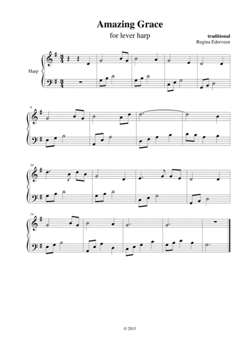 Amazing Grace - harp - beginner version image number null