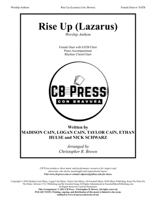 Book cover for Rise Up (lazarus)