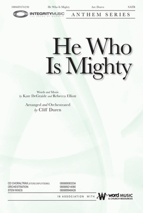 Book cover for He Who Is Mighty - Orchestration