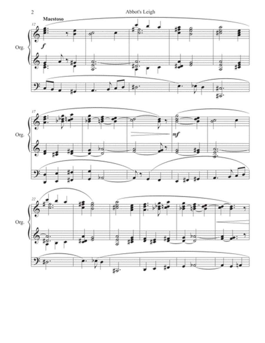 Abbot's Leigh - Alternate Harmonization for Organ
