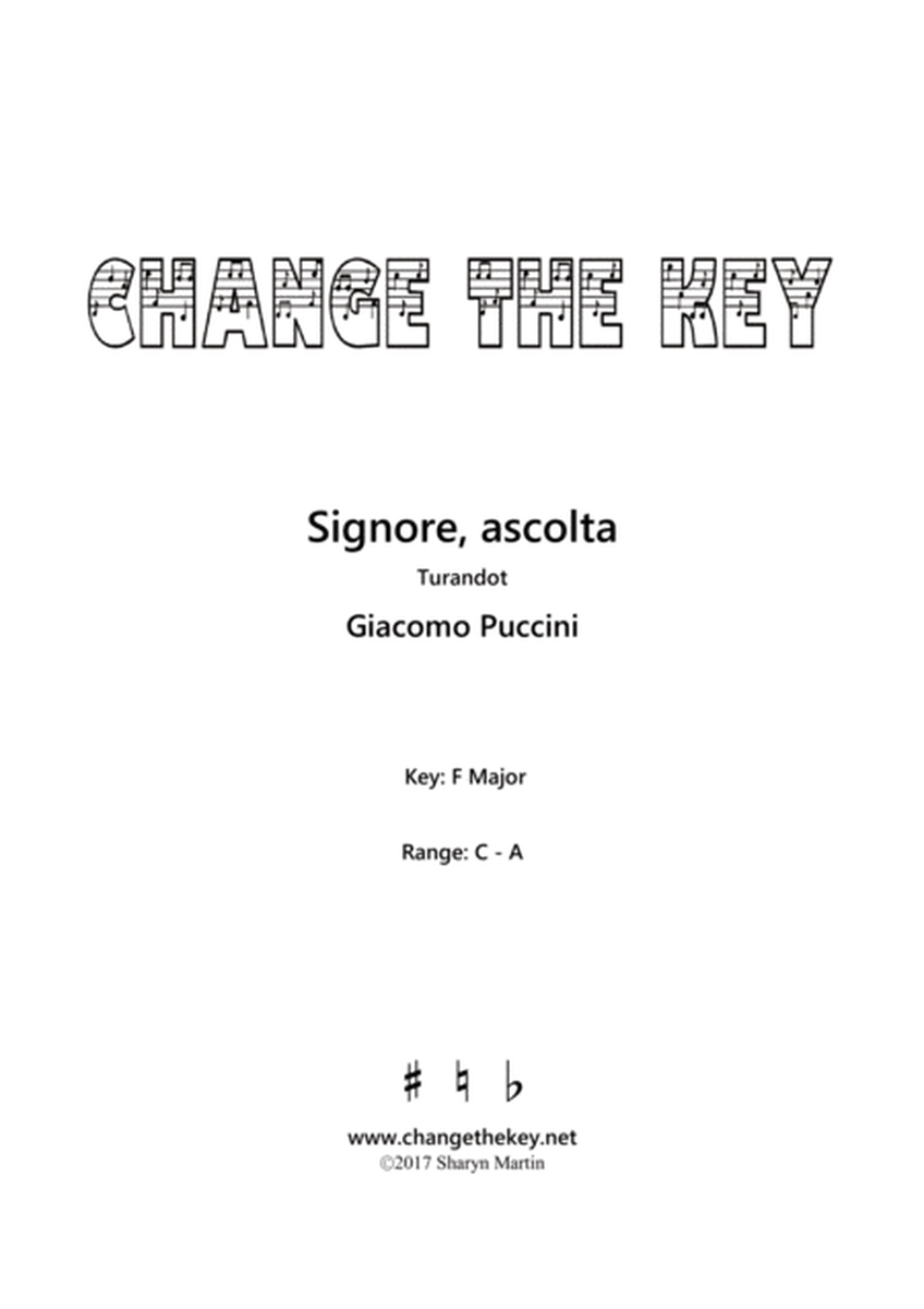 Signore, ascolta! - F Major