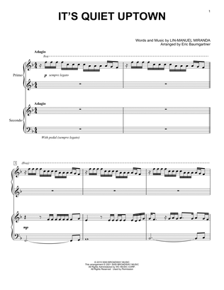 It's Quiet Uptown (from Hamilton) (arr. Eric Baumgartner)