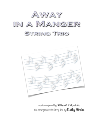 Book cover for Away in a Manger - String Trio