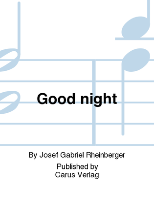 Book cover for Good night