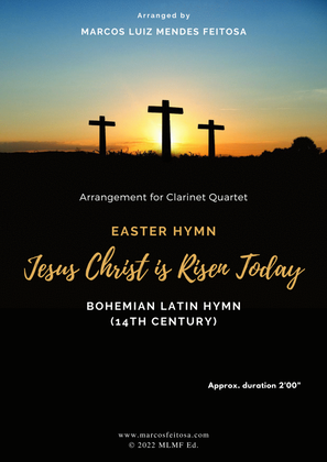 Easter Hymn (Jesus Christ is Risen Today) - Clarinet Quartet