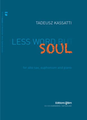 Book cover for Less Word but Soul
