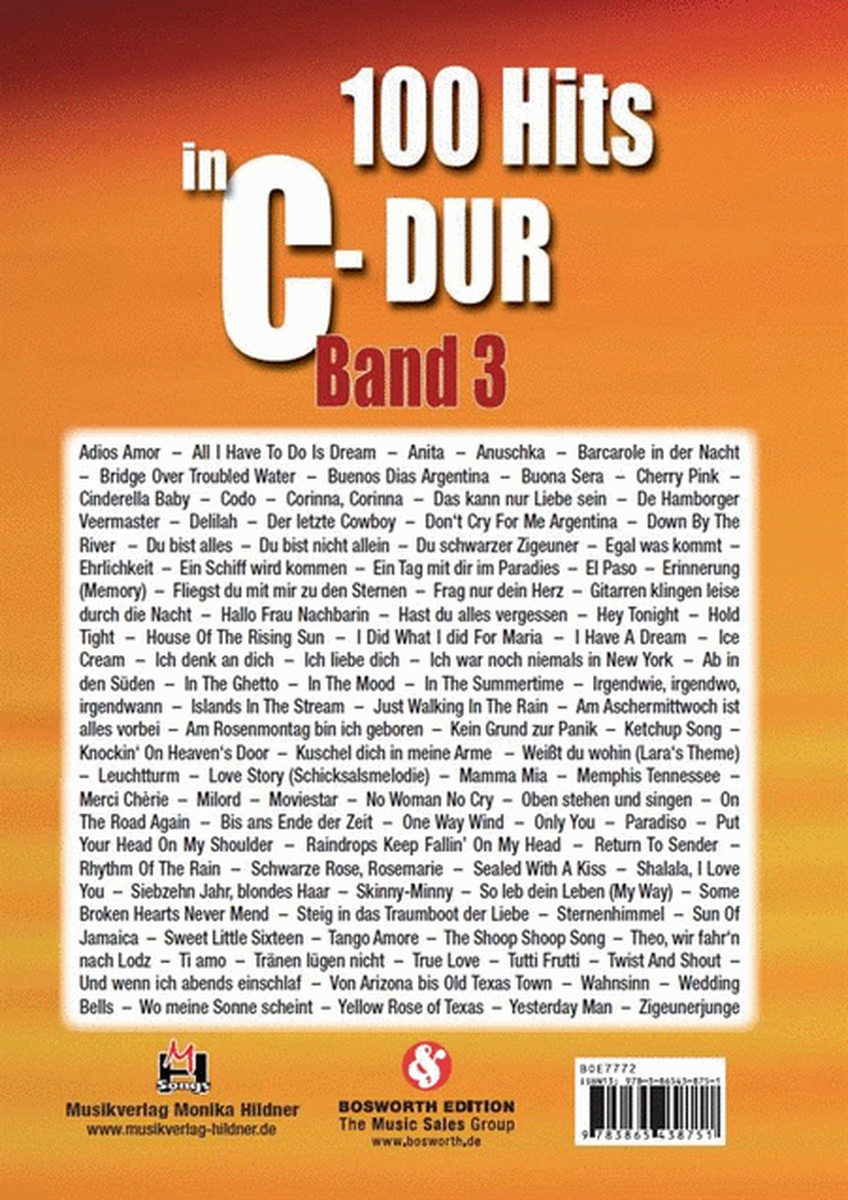 100 Hits In C-Dur: Band 3