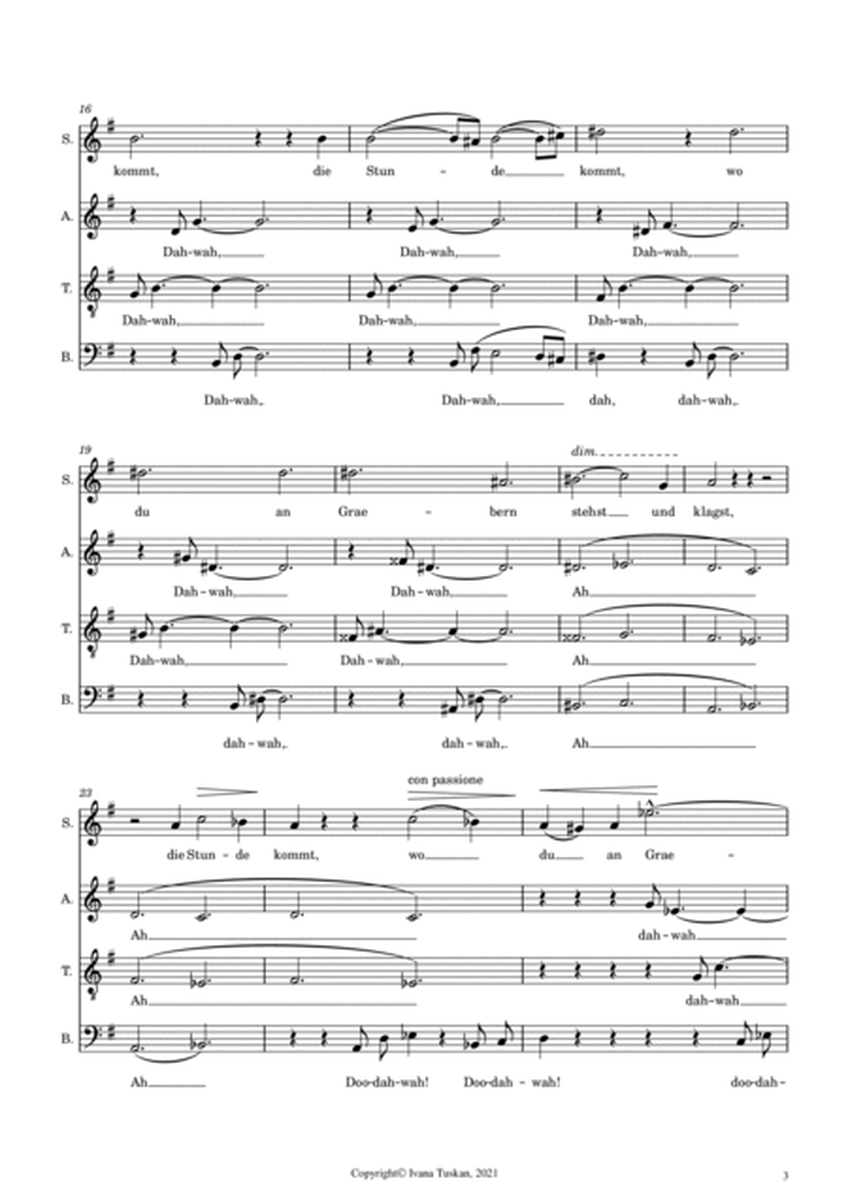 Liebestraum (O lieb', so lang) SATB image number null