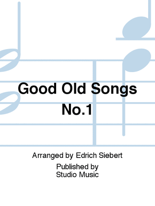 Book cover for Good Old Songs No.1