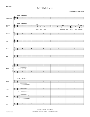 Book cover for Meet Me Here (from Considering Matthew Shepard) - Score