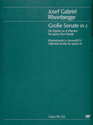 Book cover for Grosse Sonate in c