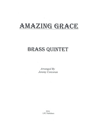 Book cover for Amazing Grace for Brass Quintet