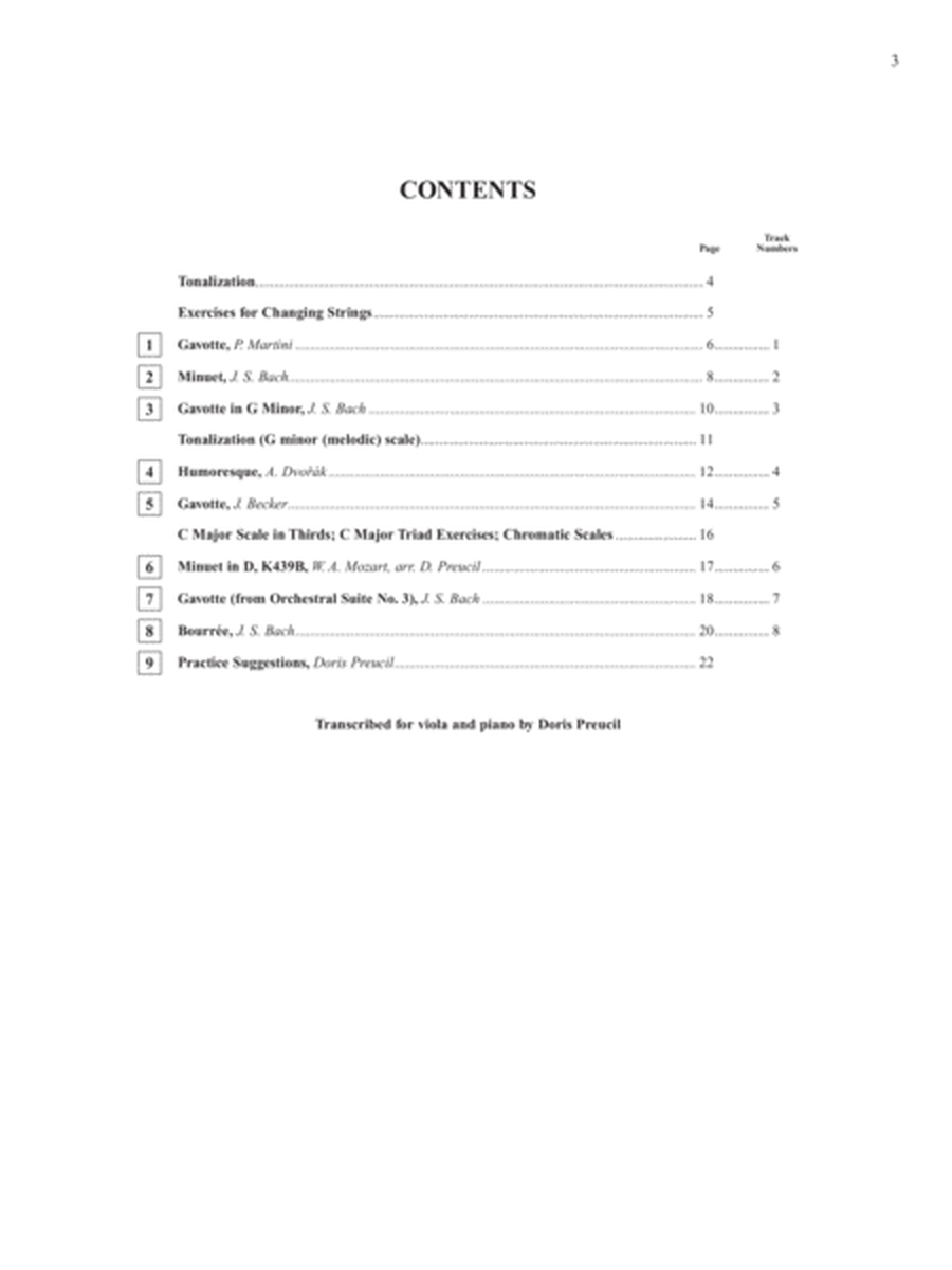 Suzuki Viola School, Volume 3