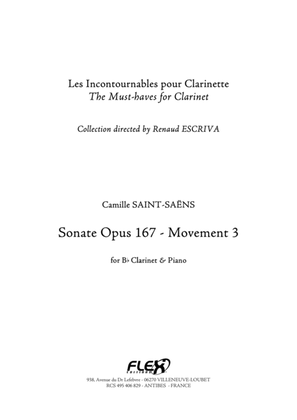 Book cover for Sonata Opus 167 - Mvt 3