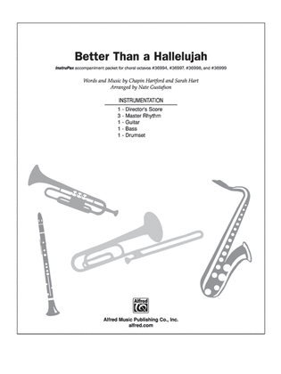 Book cover for Better Than a Hallelujah