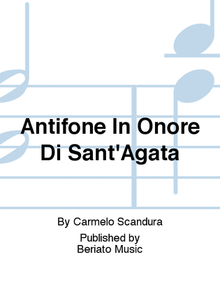 Antifone In Onore Di Sant'Agata