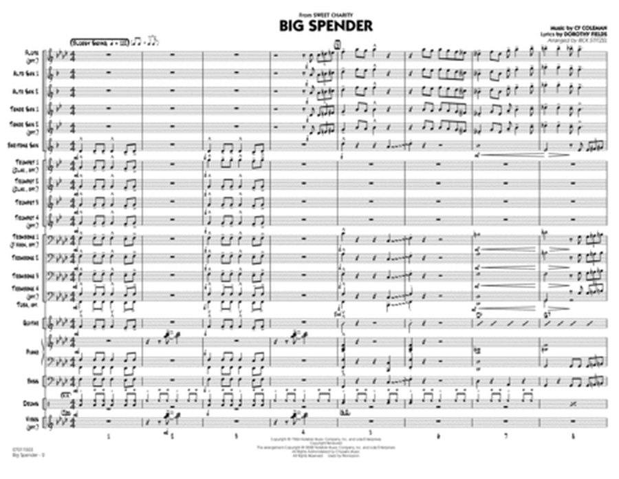 Big Spender - Full Score