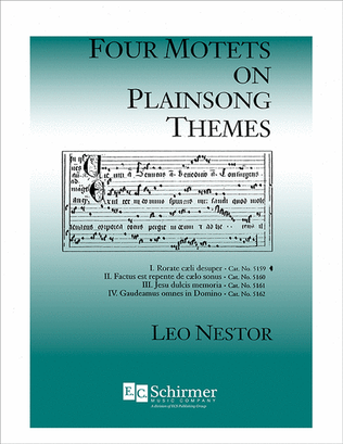 Book cover for Four Motets on Plainsong Themes: 1. Rorate caeli desuper
