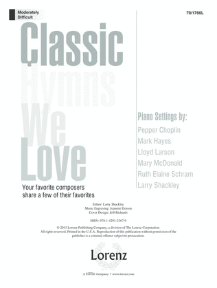 Book cover for Classic Hymns We Love (Digital Delivery)