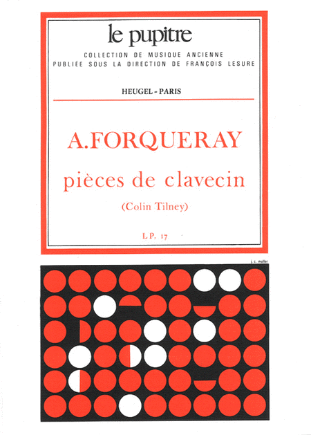 Pieces De Clavecin (lp17) (harpsichord Solo)