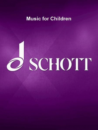 Book cover for Music for Children