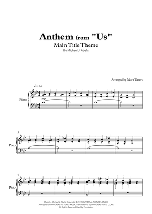 Book cover for Us - Main Title Theme