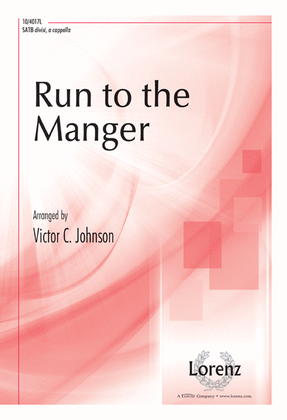 Book cover for Run to the Manger