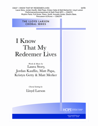 Book cover for I Know That My Redeemer Lives