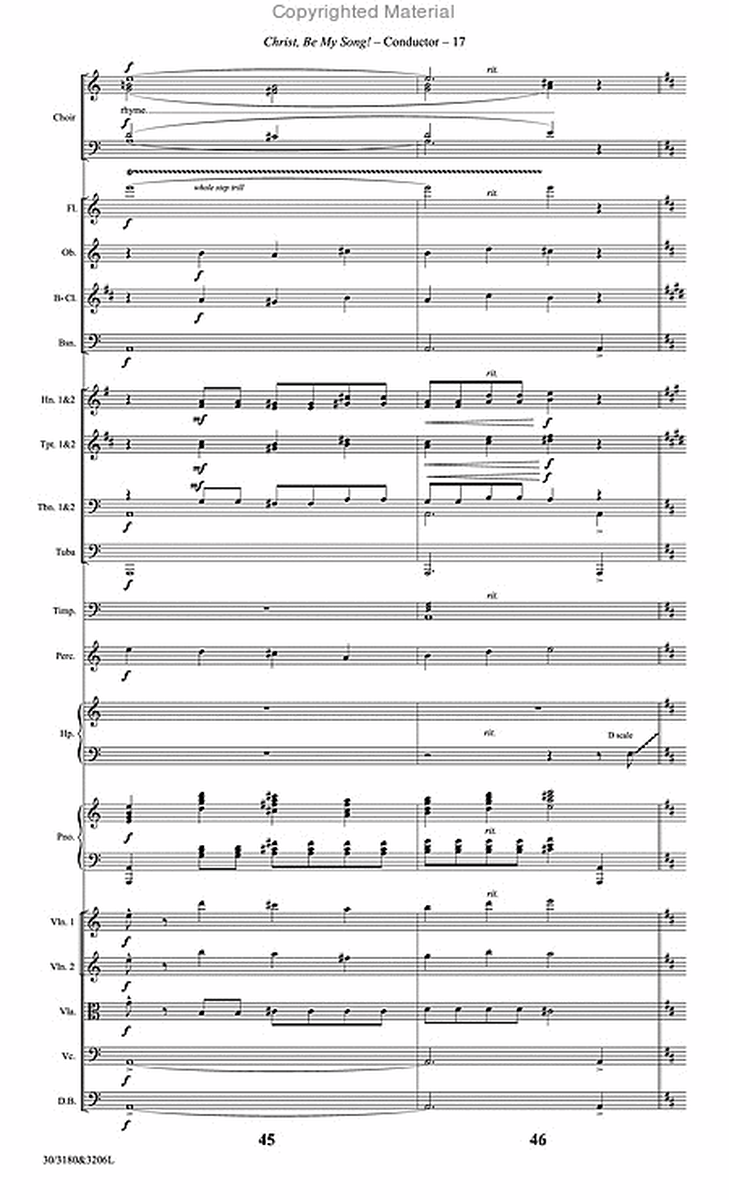 Christ, Be My Song! - Orchestral Score and Parts