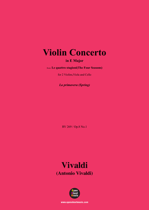 Book cover for Vivaldi-Violin Concerto,for 2 Violins,Viola and Cello