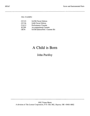 A Child Is Born - Orchestral Score and Parts