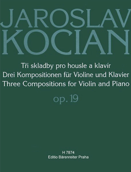 Three Compositions for Violin and Piano Op. 19