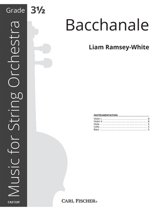 Book cover for Bacchanale