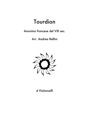 Book cover for Tourdion (4 Cellos)