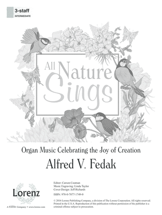 Book cover for All Nature Sings