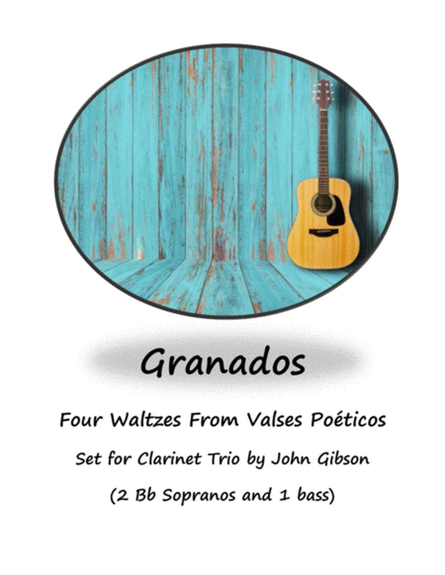 Granados - 4 Waltzes set for Clarinet Trio image number null