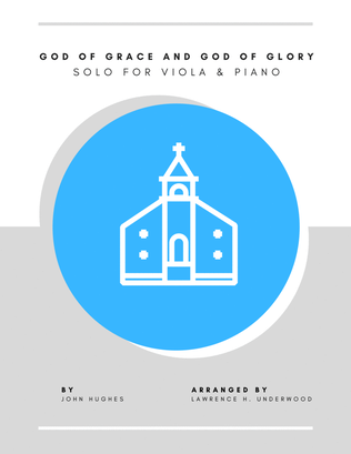 Book cover for God of Grace and God of Glory for Viola