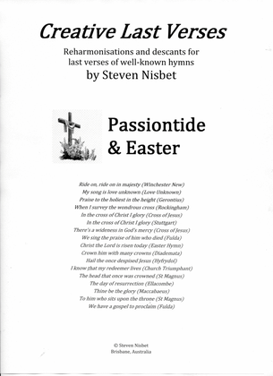 Book cover for Creative Last Verses Booklet 2 for Passiontide & Easter